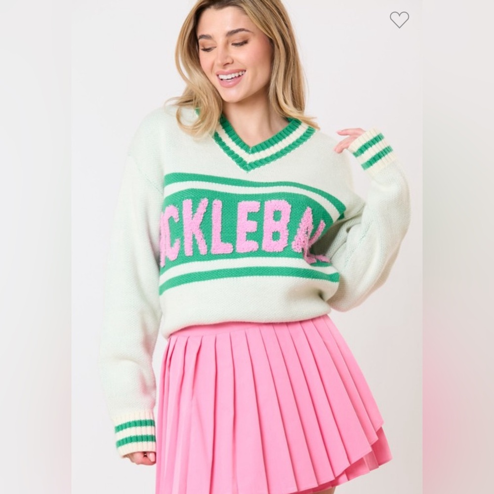 PICKLEBALL V-NECK SWEATER